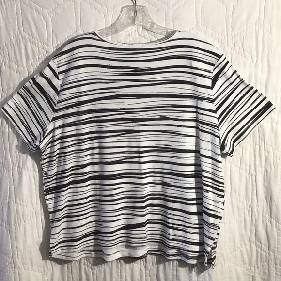 Womens BonWorth Black/White/Turquoise size Large/Petite. - Picture 4 of 5